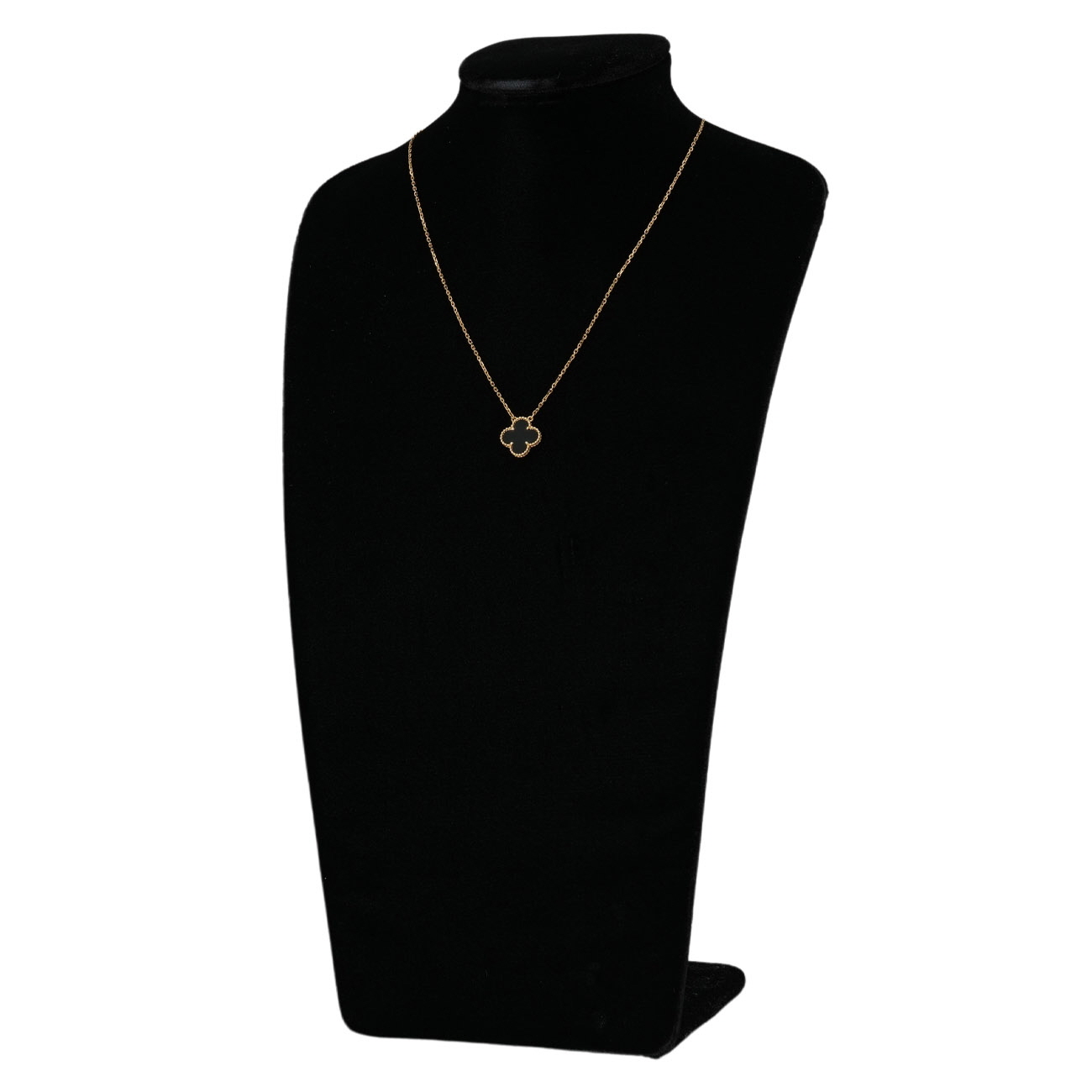 Van Cleef & Arpels(USED)반클리프앤아펠 빈티지 알함브라 네크리스 오닉스